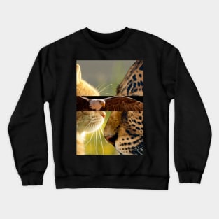 Cat, eagle, cheetah Crewneck Sweatshirt